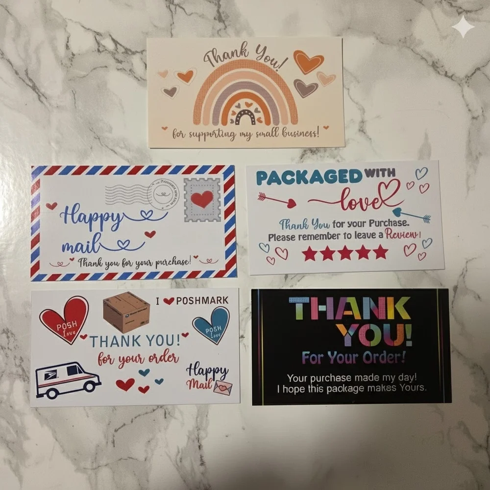 100 Thank You Cards